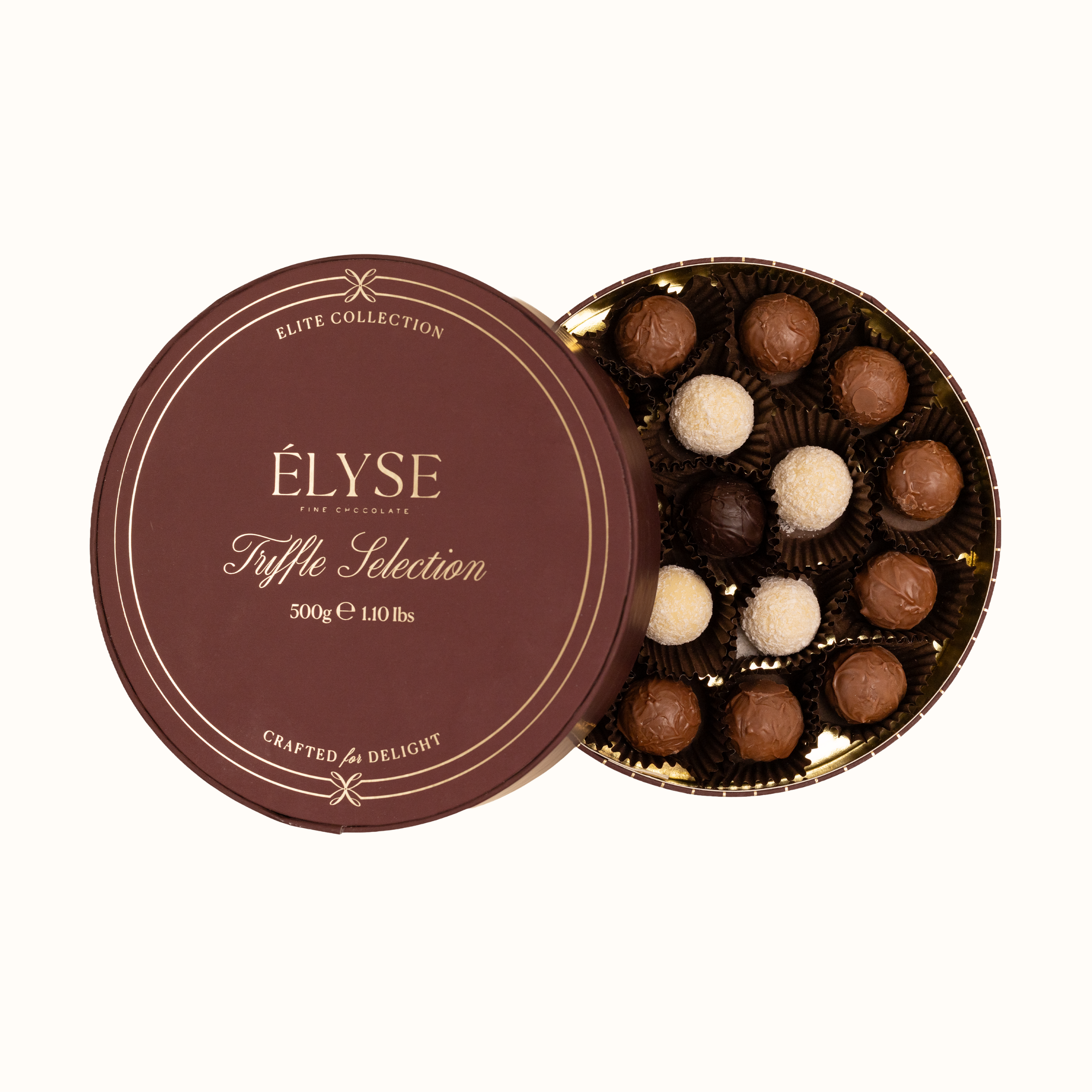 500g Trüf Çikolata Seçkisi Kahverengi