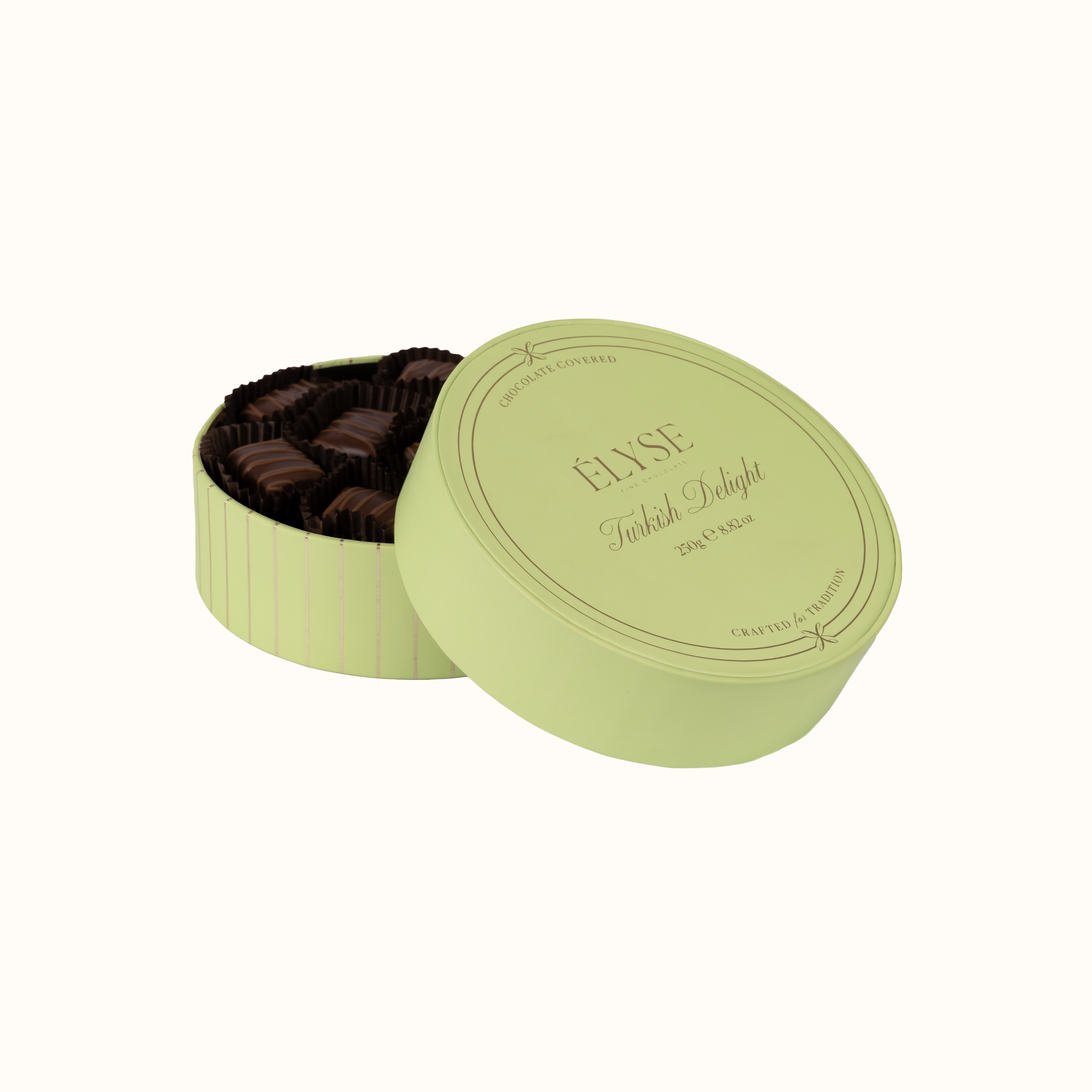 250g Çikolata Kaplı Antep Fıstıklı Lokum